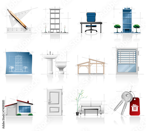 Real estate icons