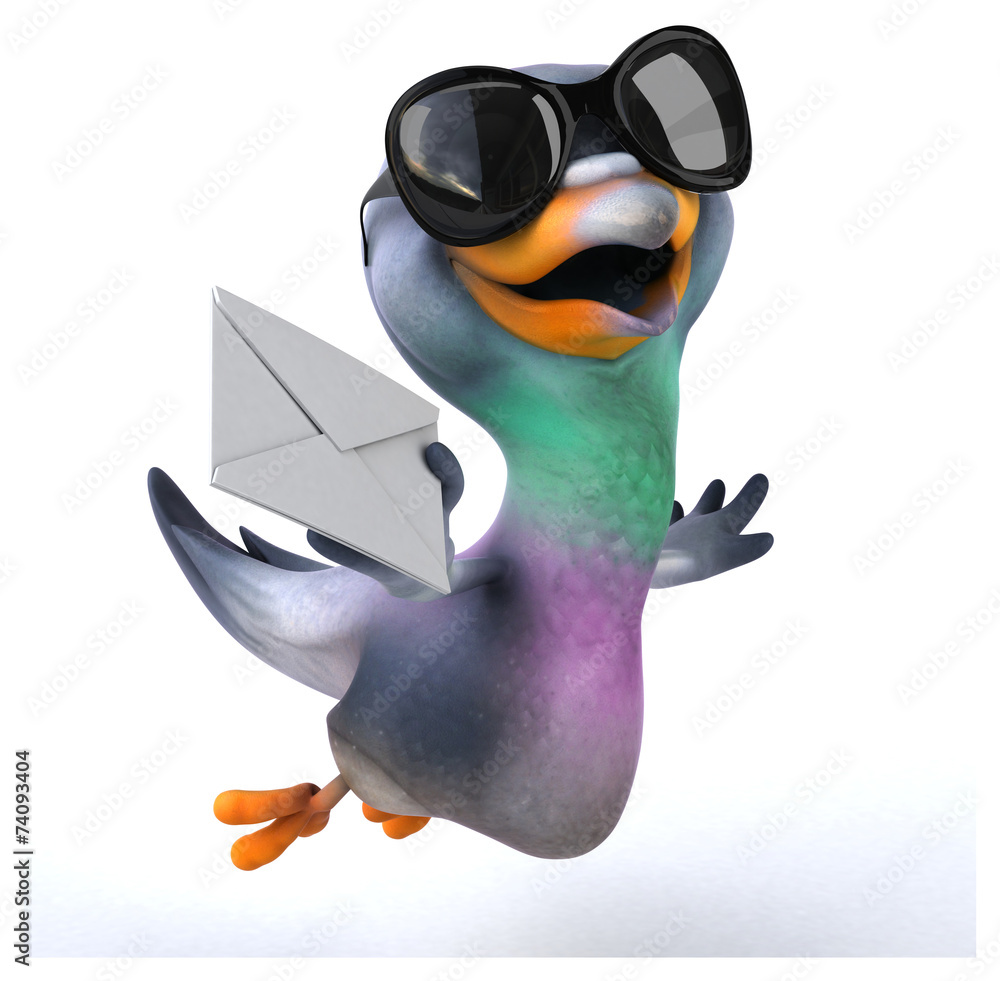 Obraz premium Fun pigeon