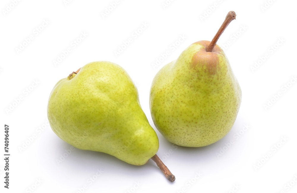 Pears isolated on white background Pears isolated on white background