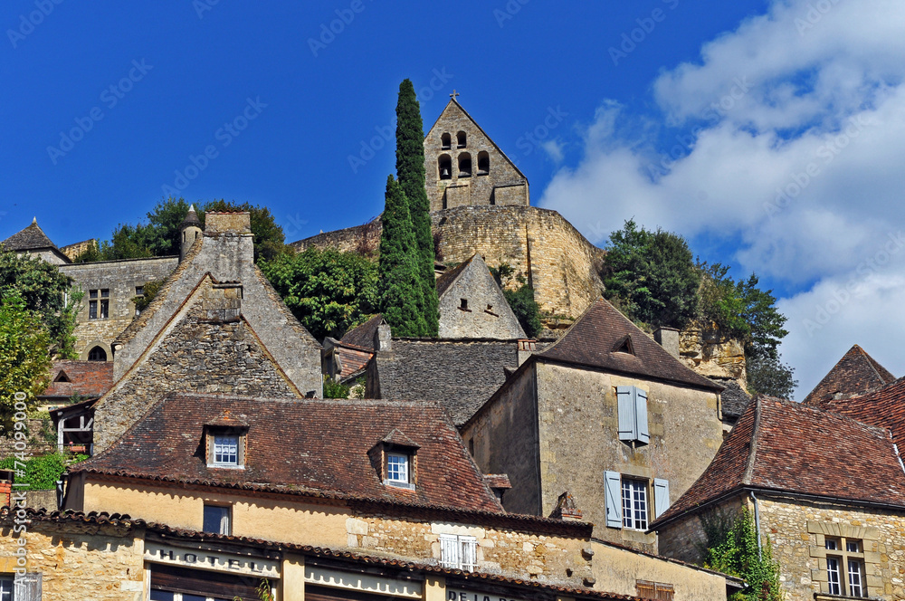 Fototapeta premium Il villaggio di Beynac, Dordogna - Aquitania