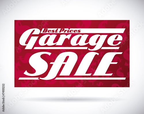 garage sale  design
