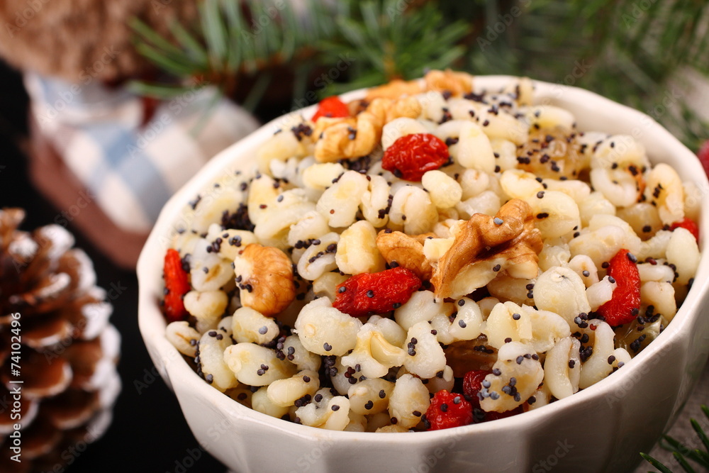 Kutia. Traditional Christmas sweet meal Kutia. Traditional Christmas sweet meal
