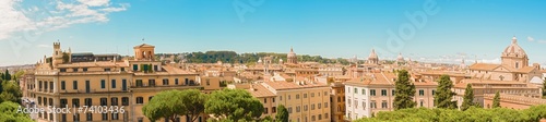 Panorama of Rome, Italy