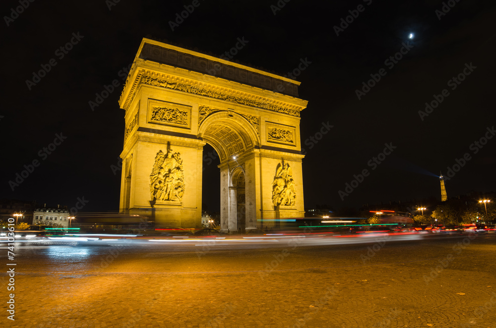 Arch of Triumph of the Star in Paris (France)