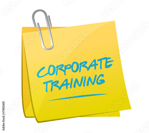 corporate training memo post illustration