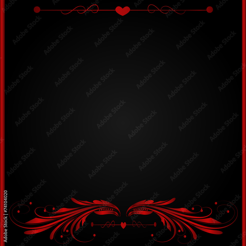 elegant black and red background