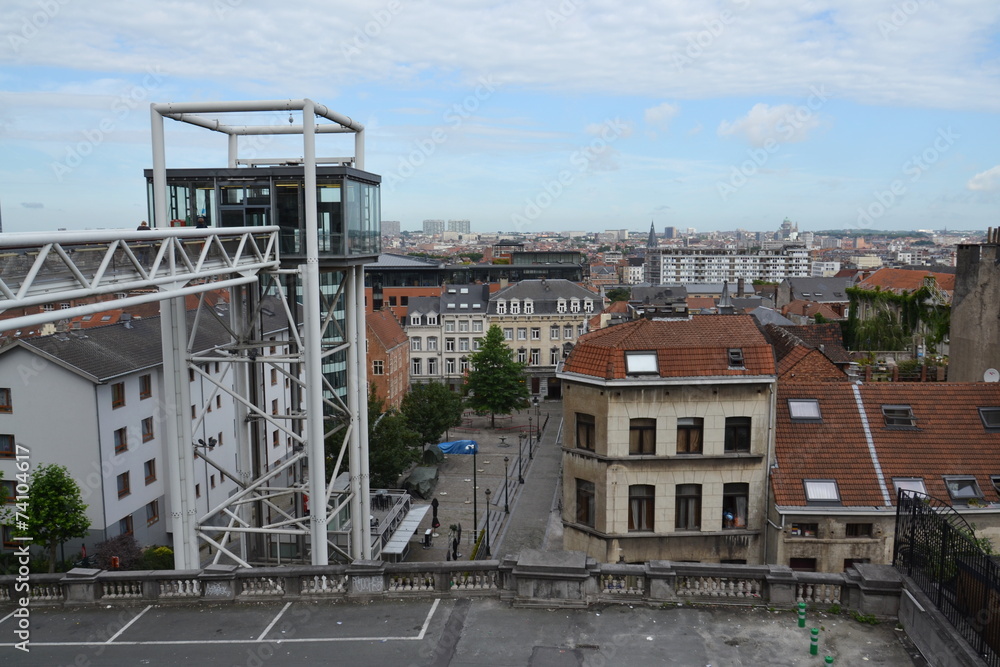 Fototapeta premium Skyline of Brussels, Belgium