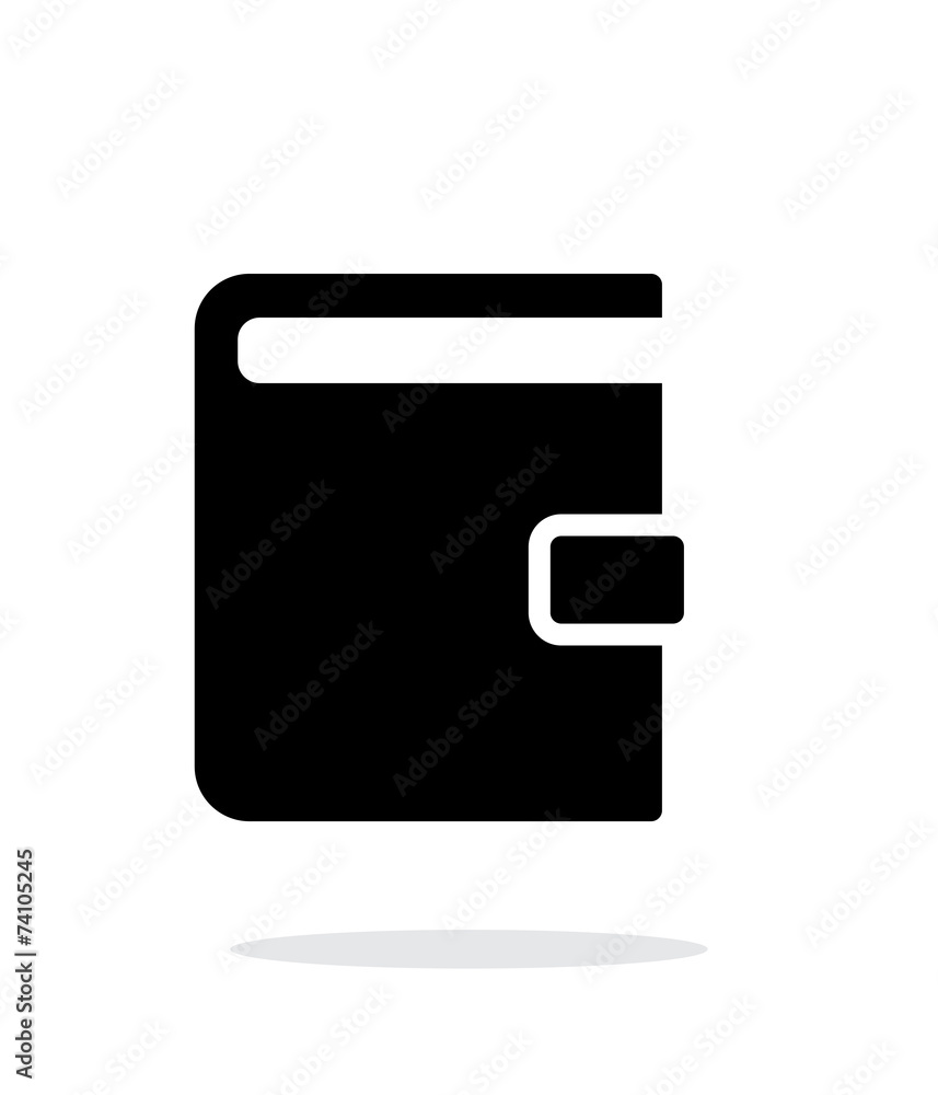 Book with lock simple icon on white background. Book with lock simple icon on white background.