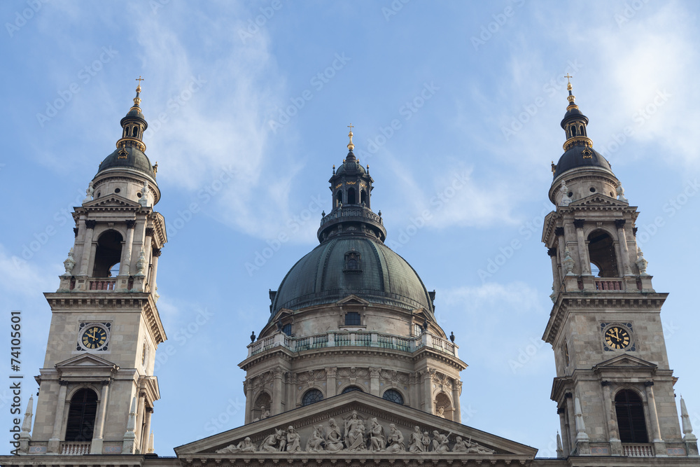 The dome of St. Stephen's Basilica, Budapest