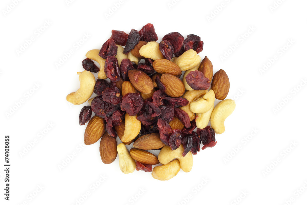Dried fruit from above Dried fruit from above