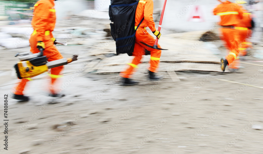 Fototapeta premium search and rescue