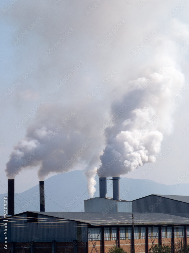 Smoke from heavy intustry factory Smoke from heavy intustry factory