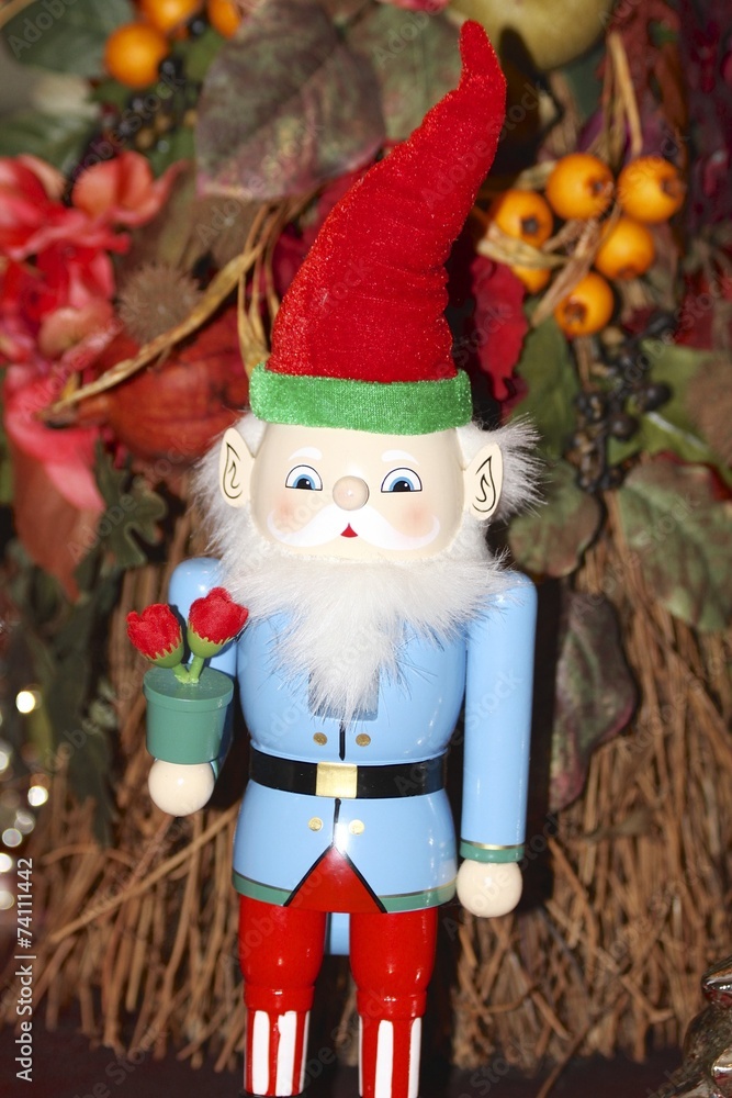 Nutcracker elf figure - holiday season Nutcracker elf figure - holiday season