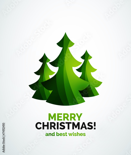 Christmas tree geometric design