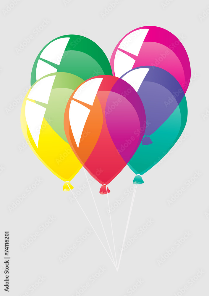 Naklejka premium balloons