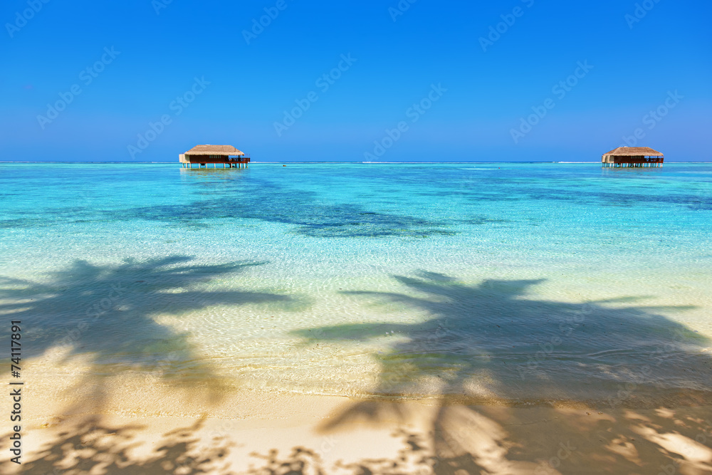 Obraz premium Tropical Maldives island