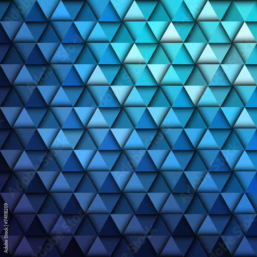 Blue Geometric Pattern