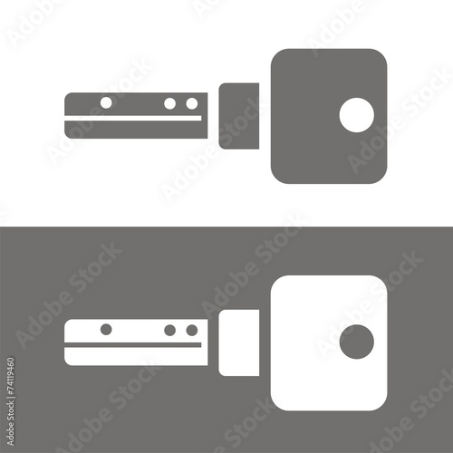 Icono llave de seguridad BN