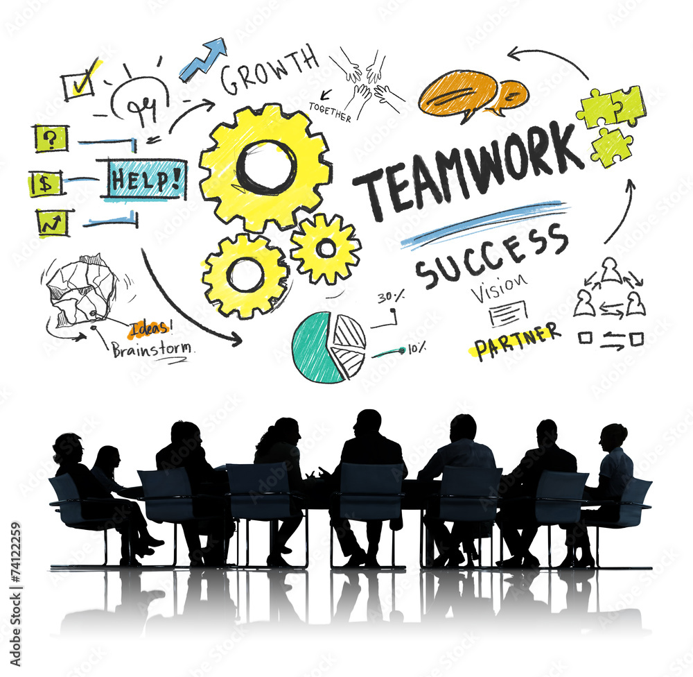 Teamwork Collaboration Corporate Business Meeting Concept