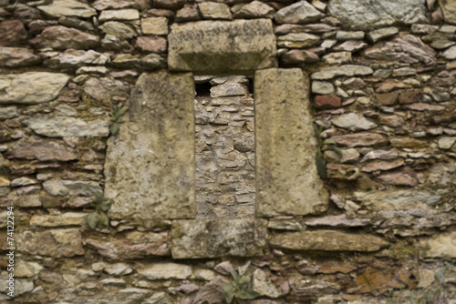 old window in medvedgrad photo