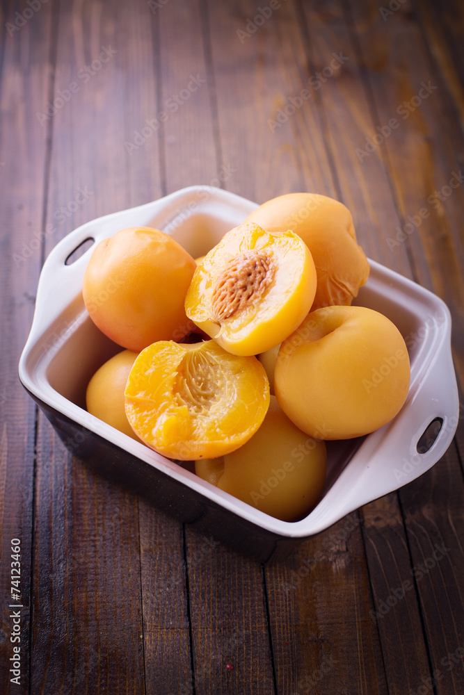 Stewed peaches Stewed peaches