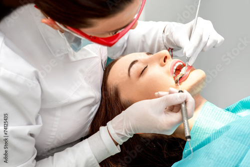 Professional teeth cleaning