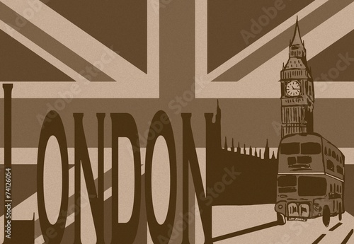 London city vintage #74126054