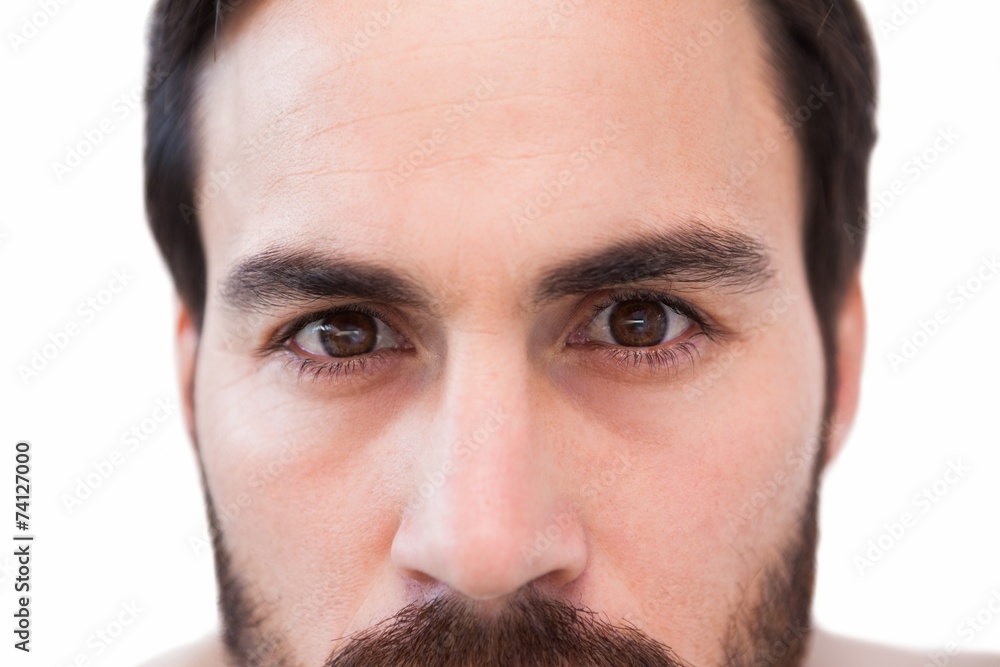 Close up of focused businessman Close up of focused businessman