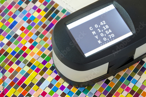Print Spectrophotometer color measurement