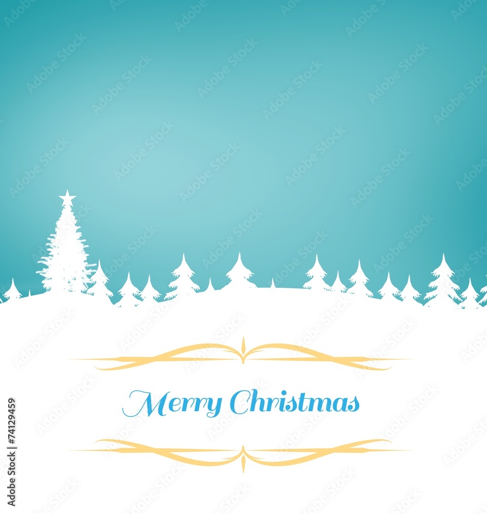 Fototapeta premium Christmas greeting card