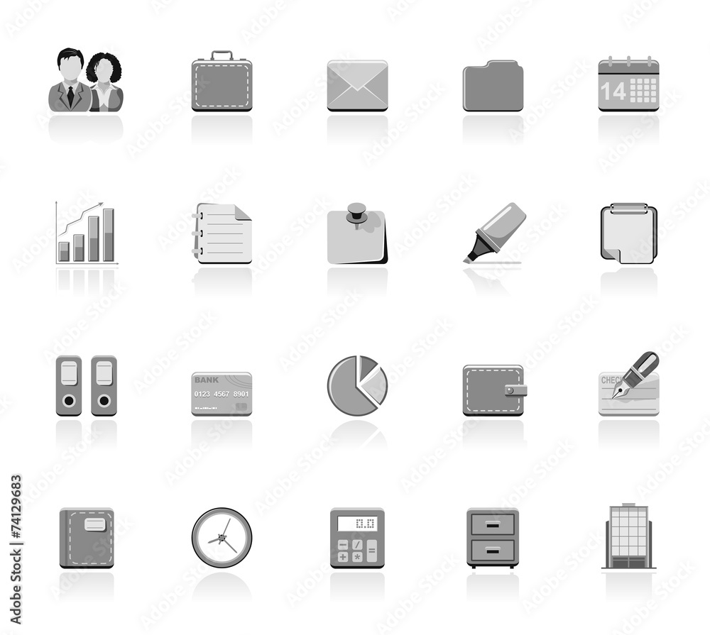 Business icons Business icons