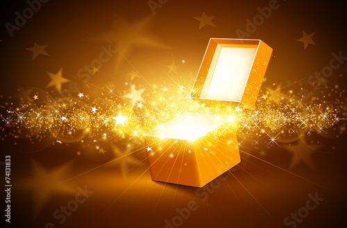 Christmas golden background