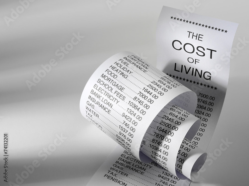 The Cost of Living on a Paper Printout