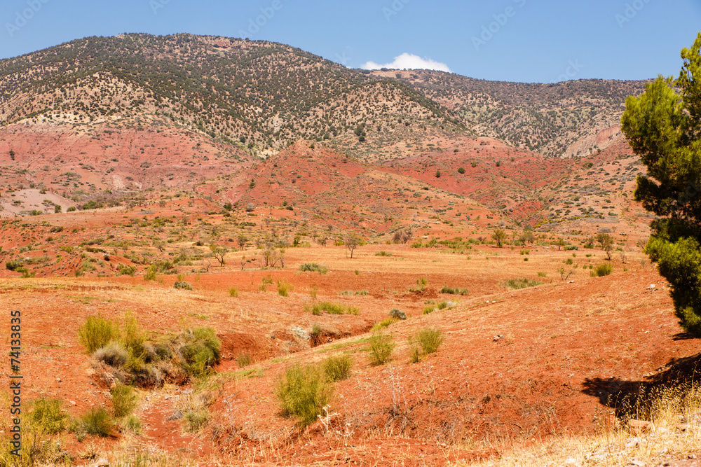 Tussen Beni Mellal en Marrakesh