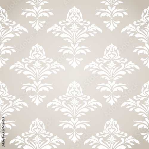 Seamless damask pattern.