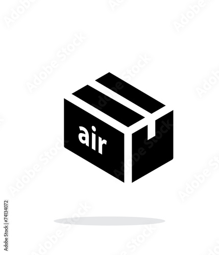 Air delivery simple icon on white background. photo