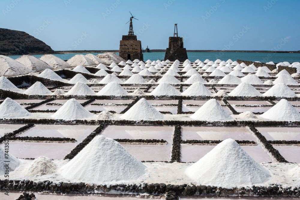 Salt works of Janubio, Lanzarote, Canary Islands