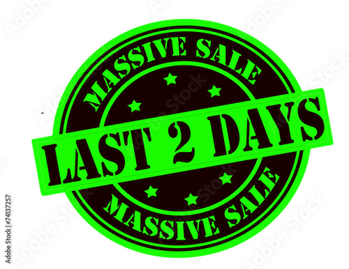 Massive sale