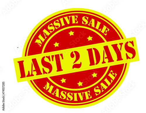 Massive sale
