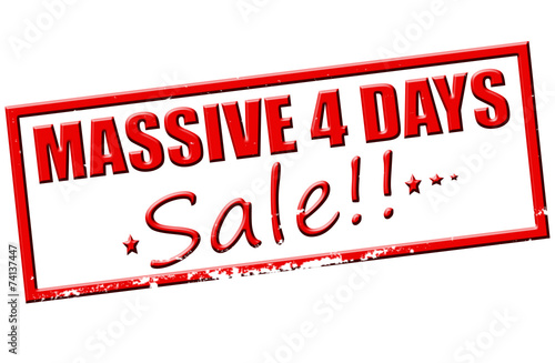 Massive four days sale