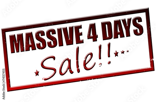 Massive four days sale