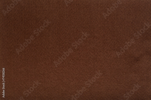 Brown felt tissue cloth, closeup texture background photo