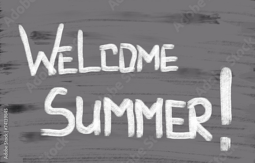 Welcome Summer Concept