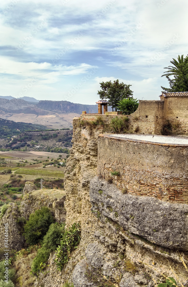 view in Ronda, Spain