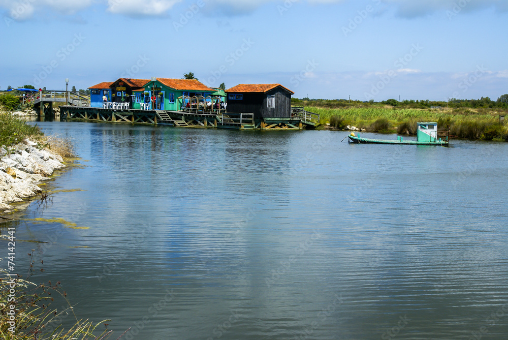 Île d'Oléron cabanes colorées Île d'Oléron cabanes colorées