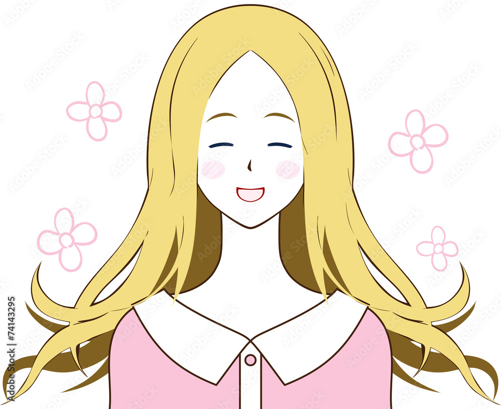 女性　ほっこり