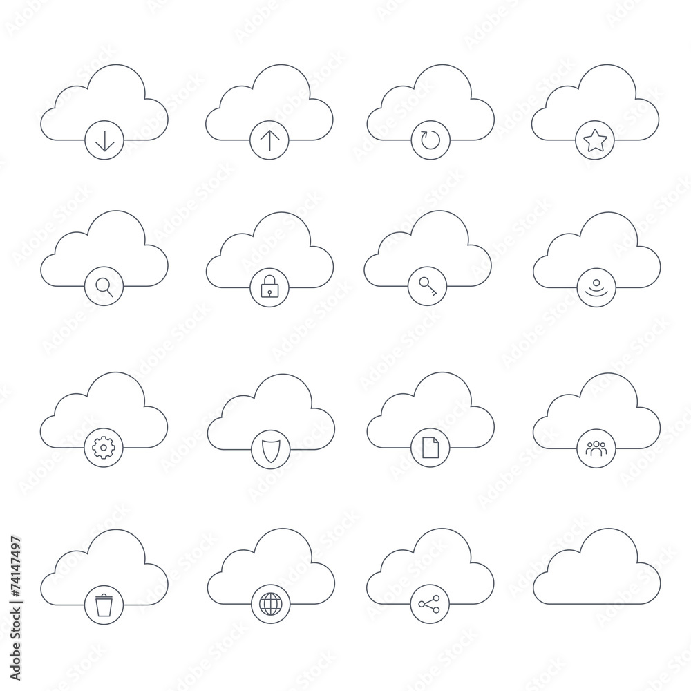 clouds icons1 clouds icons1