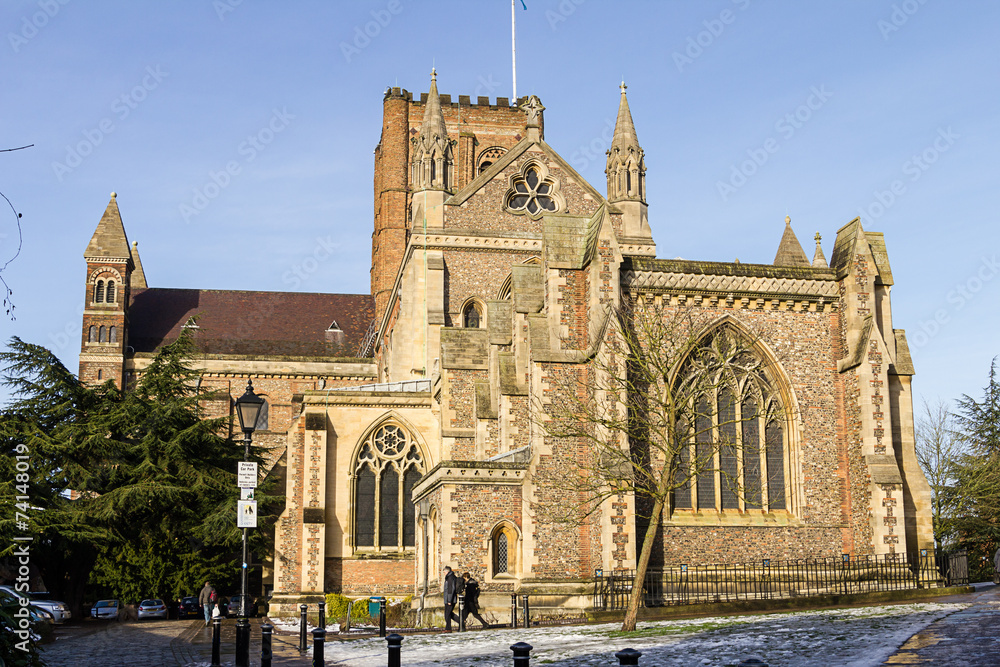 Cathedral and Abbey Church in St.Albans, UK