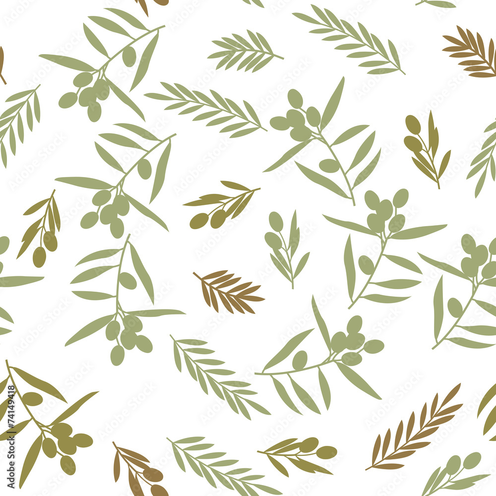 Seamless pattern, olive Seamless pattern, olive
