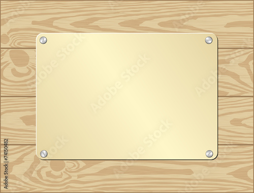 goldenl plate